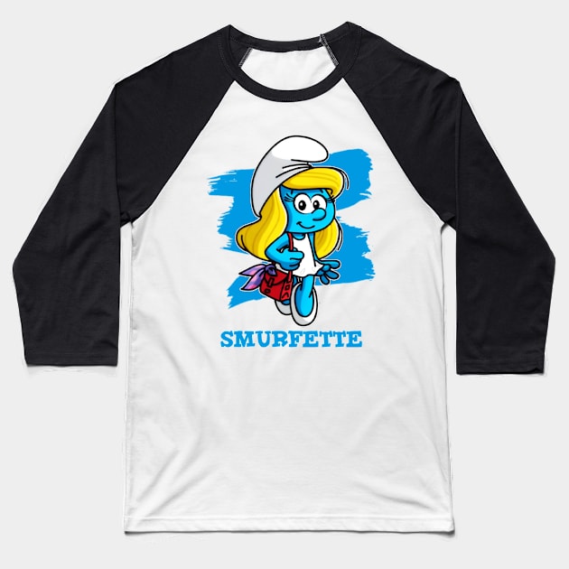 smurfette Baseball T-Shirt by EPISODE ID